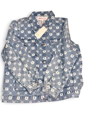 Maje x Sailor Moon Bmoon Monogram Denim Jacket, FR 40 NWT